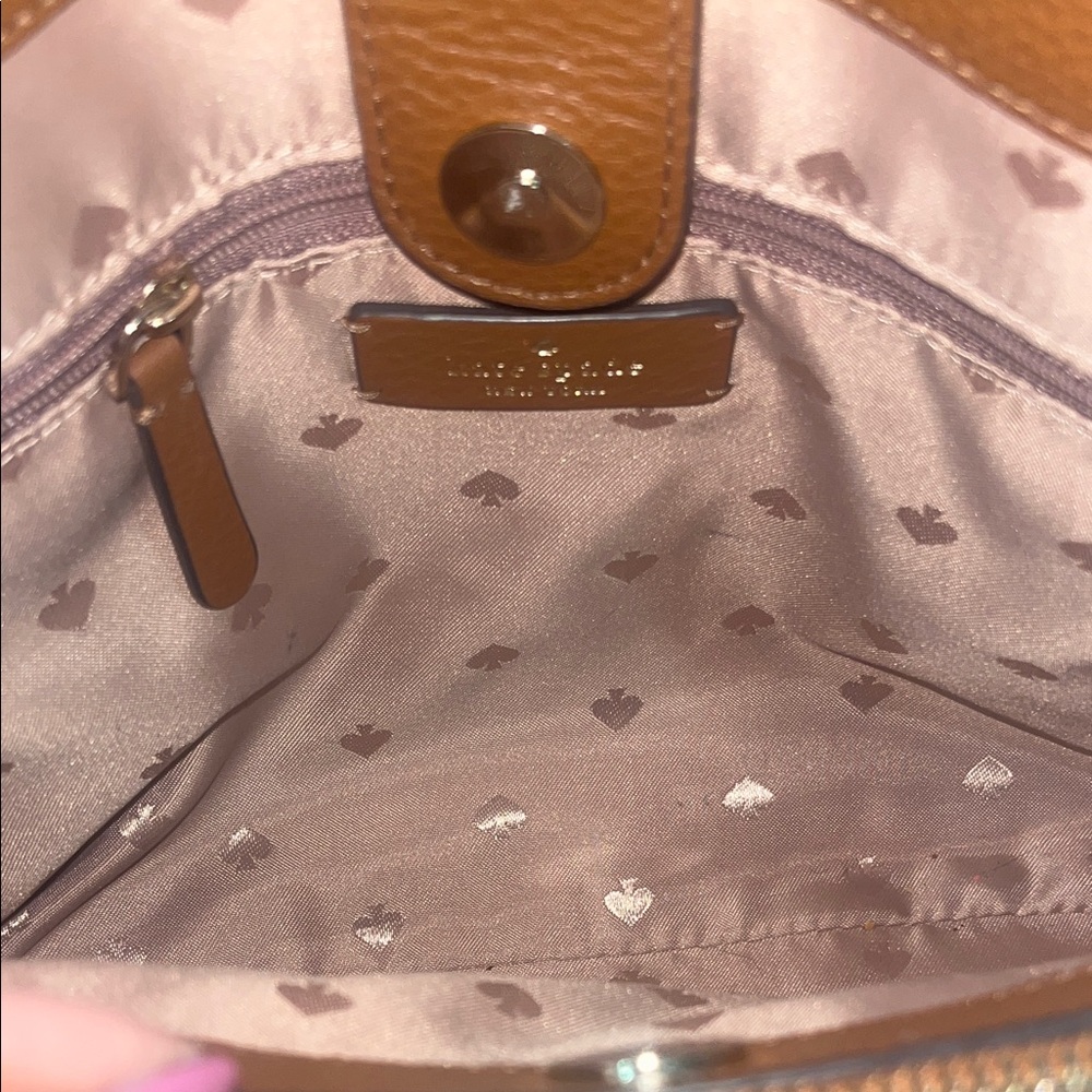 Kate Spade Jackson Medium Triple Compartemen Satchel Warm Gingerbread - Picture 14 of 16